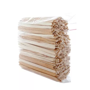 Мішалка дерев'яна 14 см в поліетиленовій упаковці 800 штук